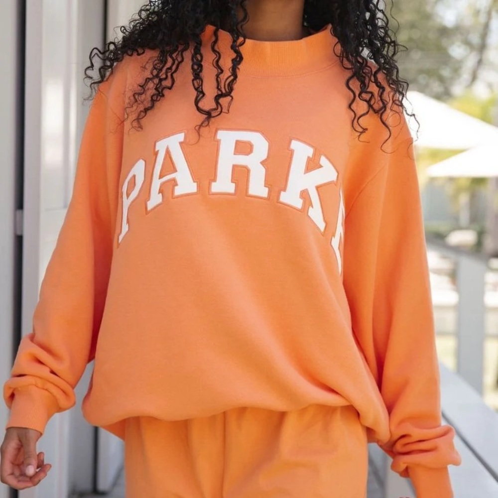 Parke Creamsicle Sweatshirt NWT